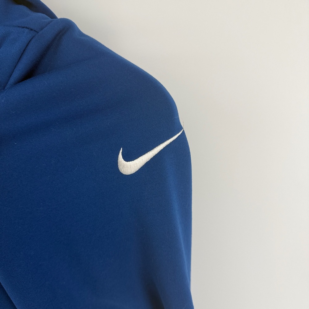 Nike Indianapolis Colts NFL Onfield Apparel Hoodie Blue Mens Medium Side Zips - Picture 7 of 9